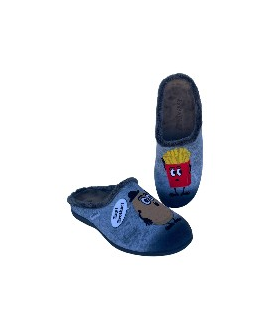 Zapatilla de casa hombre MOD 560 PATATA GRIS