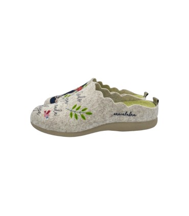 Zapatilla de casa 5516 FIELTRO FLUYA BEIG