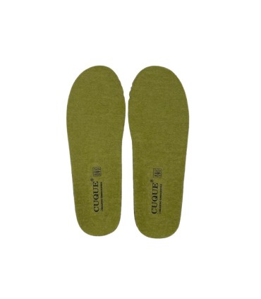 Plantilla fieltro verde